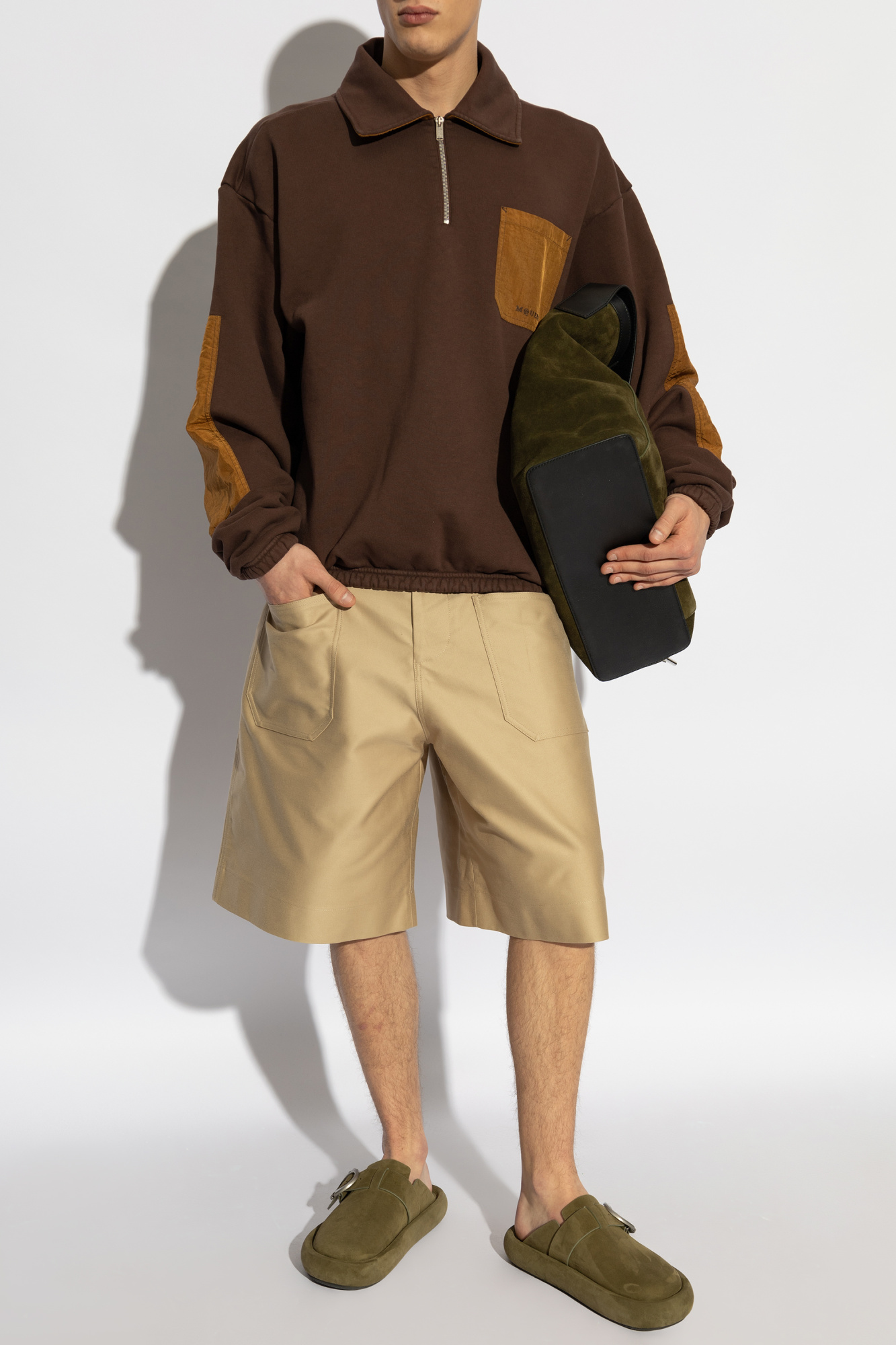 Beige Shorts with pockets Alexander McQueen - Vitkac AS